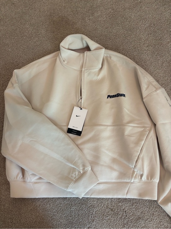 Nike Tops - Nike Cream Women's Quarter-Zip Pullover